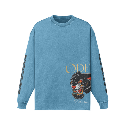 ODEÉ | Tigger MarkStyle (12)  | Unisex Raw Faded Long Sleeve | 260 GSM