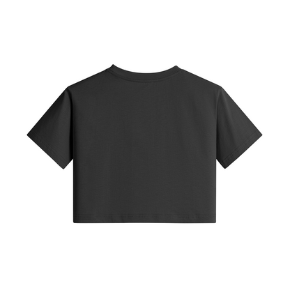 ODEÉ | Black marklogo template (62) | | Women Crop Top Tshirt | 200 GS